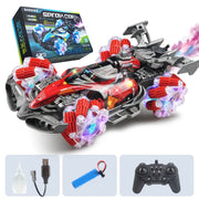 Colorfull Lights Spray Remote Control Racing Car | 4WD Shift 2.4G Wireless Control