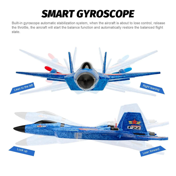 Remote Control Aircraft With LED Light Flighter