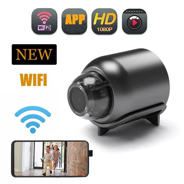 Wireless 1080P HD WiFi Camera with Audio and Microphone for Home or Office