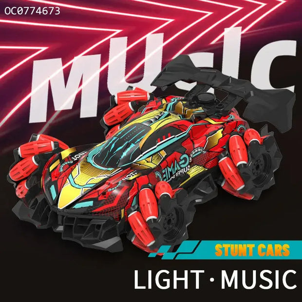 Colorfull Lights Spray Remote Control Racing Car | 4WD Shift 2.4G Wireless Control