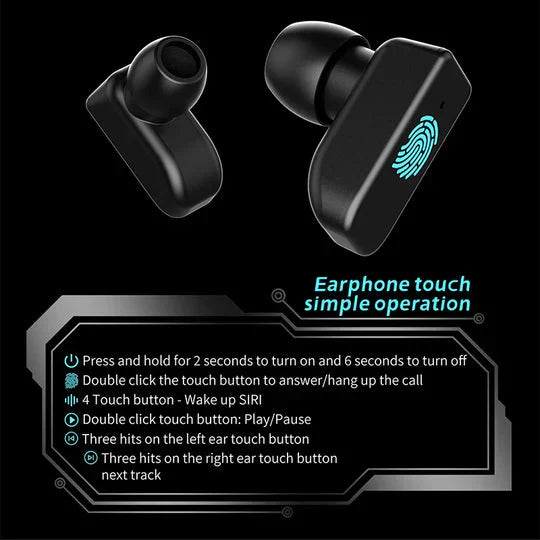 RW37 Smart Watch & Bluetooth Earbuds With 2 Straps